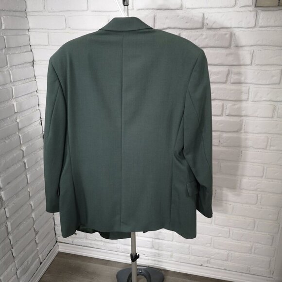 Huntingdon Worsted Men's Size 38 Short Sage Green Made in Canada Sports Coat - Picture 2 of 11